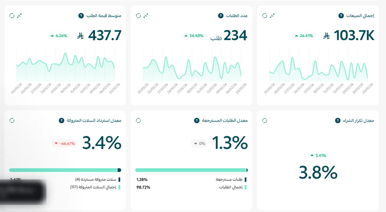 Salla store report used to check Google Ads purchase value.